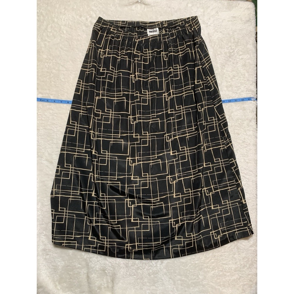 Leslie Fay‎ Womens Size 18 Geometric Print Light Weight Midi Skirt
